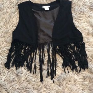 Hipster fringe vest